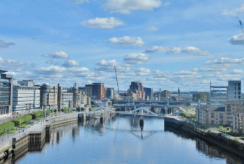 Image of the river in Glasgow
