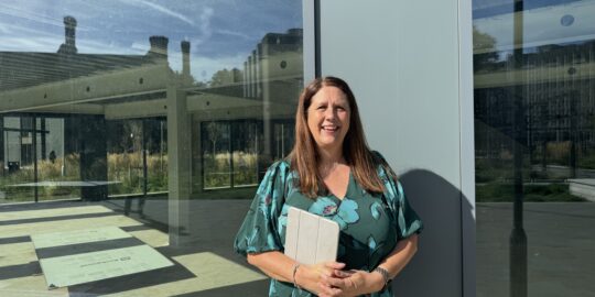Karen King standing