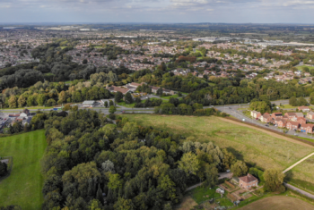 Arial view of Swindon